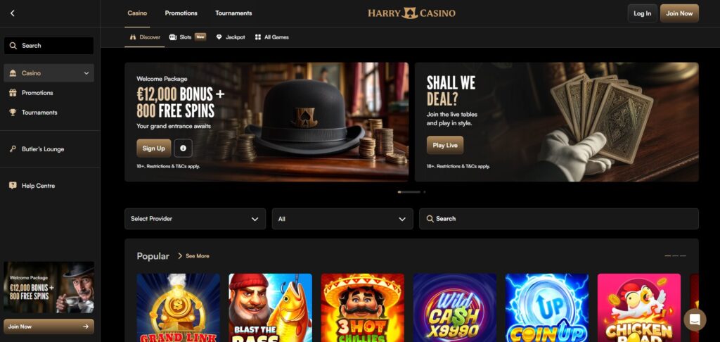 harry casino nederland homepage